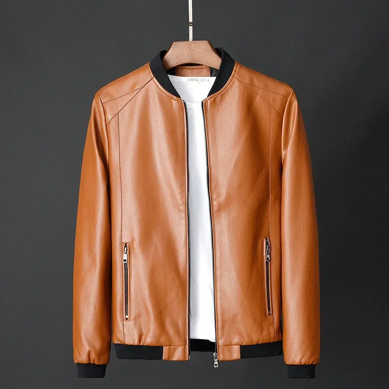 Dastan Leather Bomber Jacket