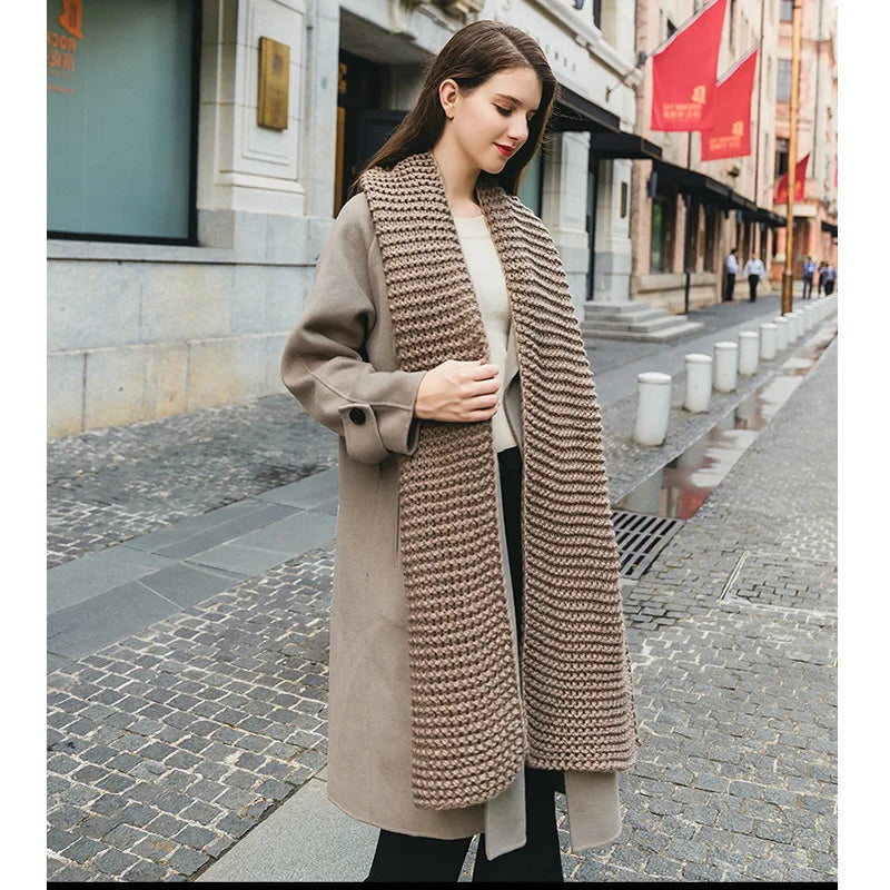 Merina Chunky Knit Scarf