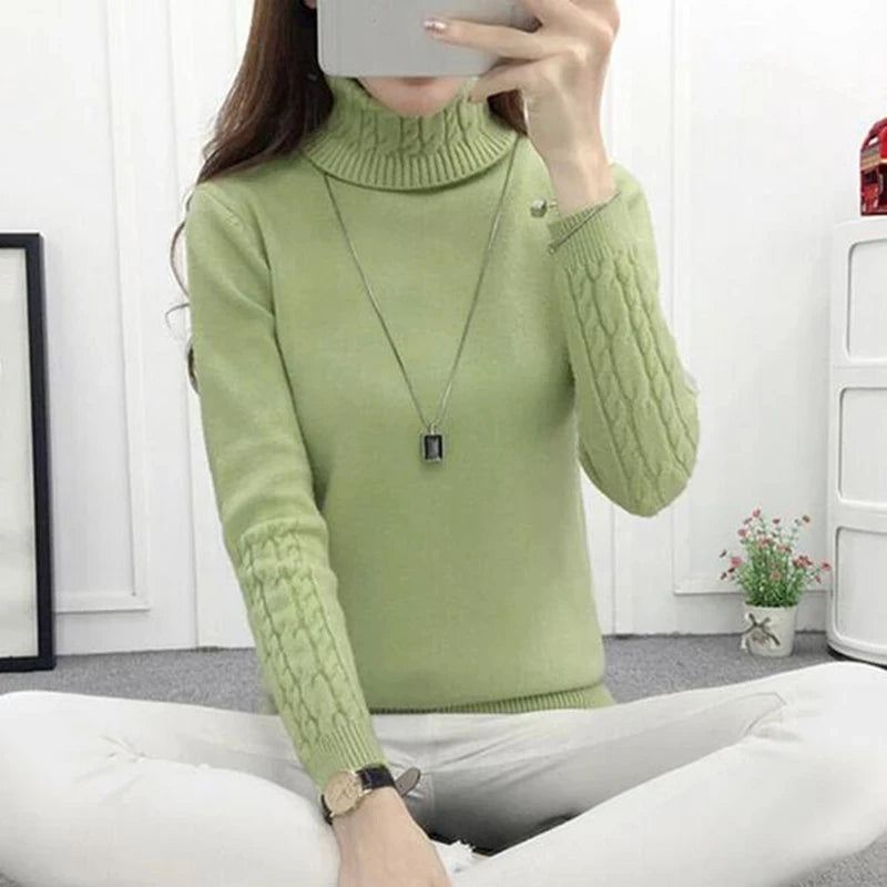 Sorella Ribbed Turtleneck Sweater