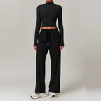 Women’s Aven Ribbed Crop Top & Pants Set