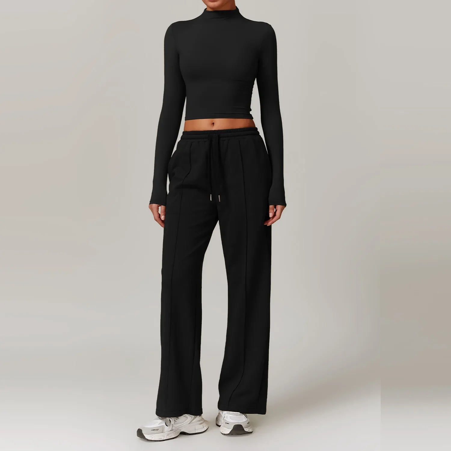 Women’s Aven Ribbed Crop Top & Pants Set