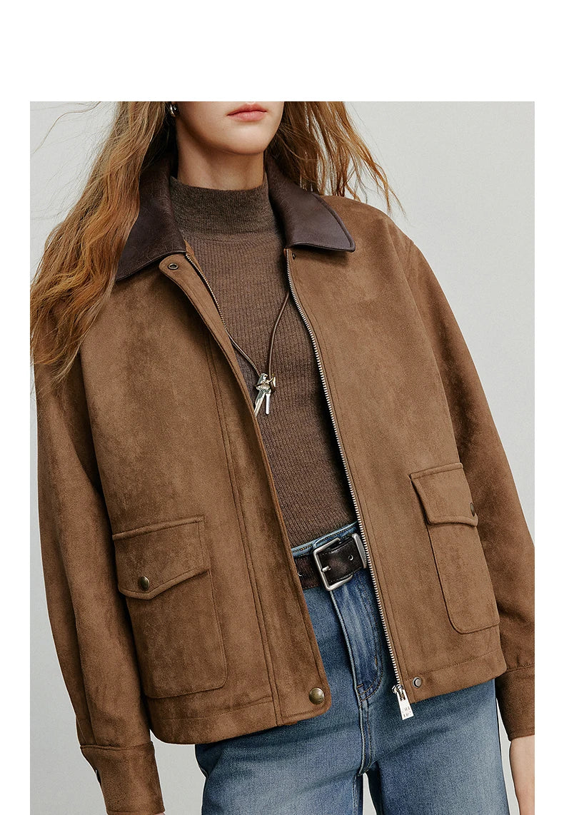 Sorrel Suede Collar Jacket