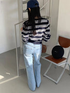 Portella Striped Knit Cardigan