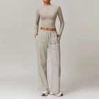 Women’s Aven Ribbed Crop Top & Pants Set