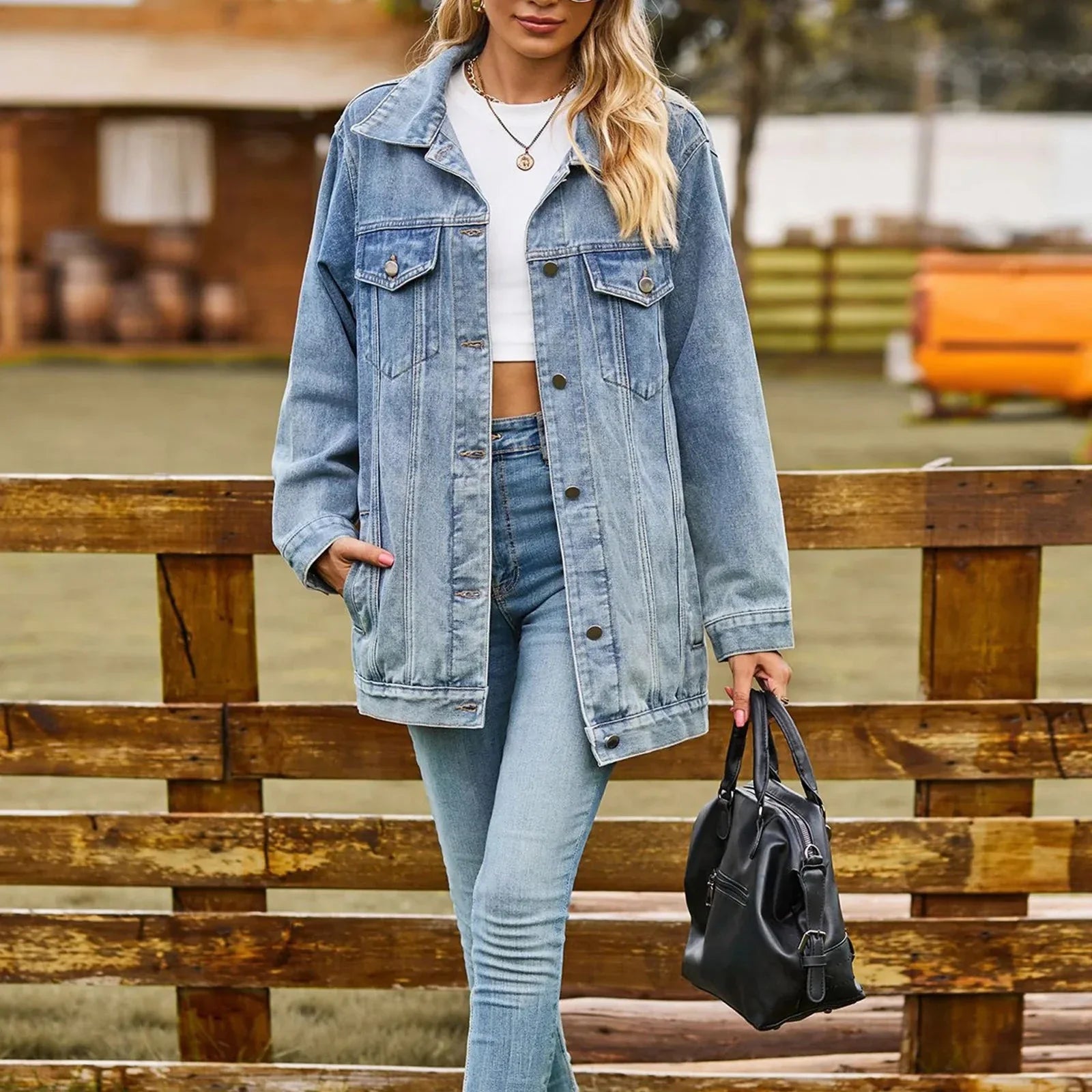 Women’s Harper Vintage Denim Jacket