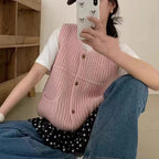 Ardelle Knit Button Vest