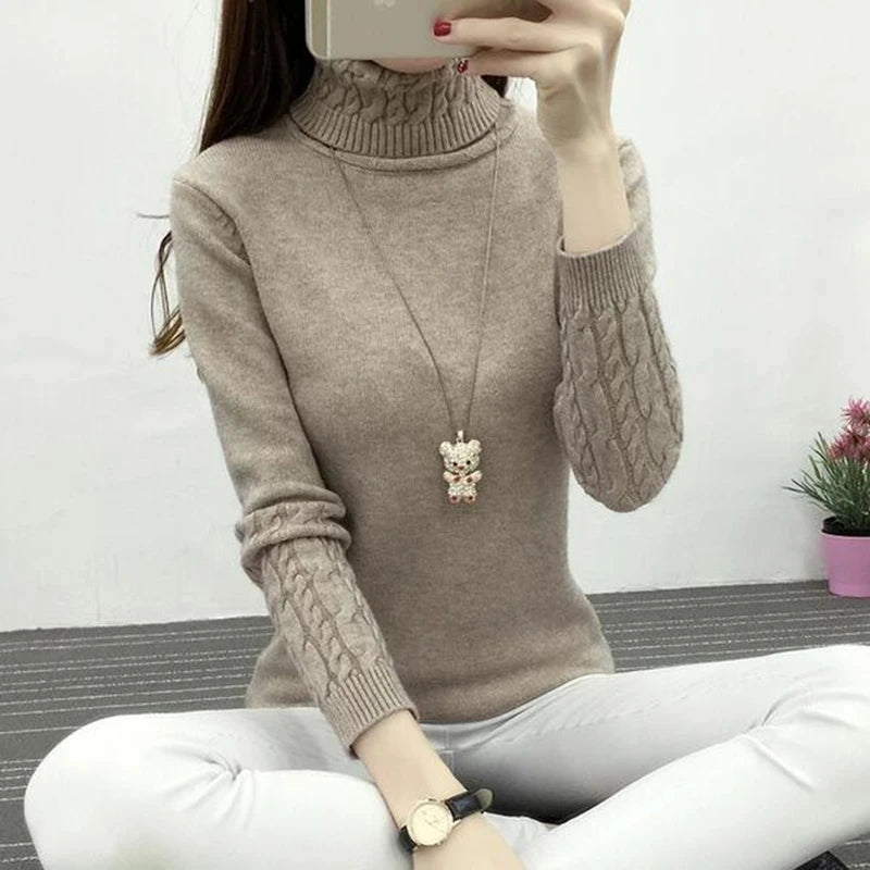 Sorella Ribbed Turtleneck Sweater