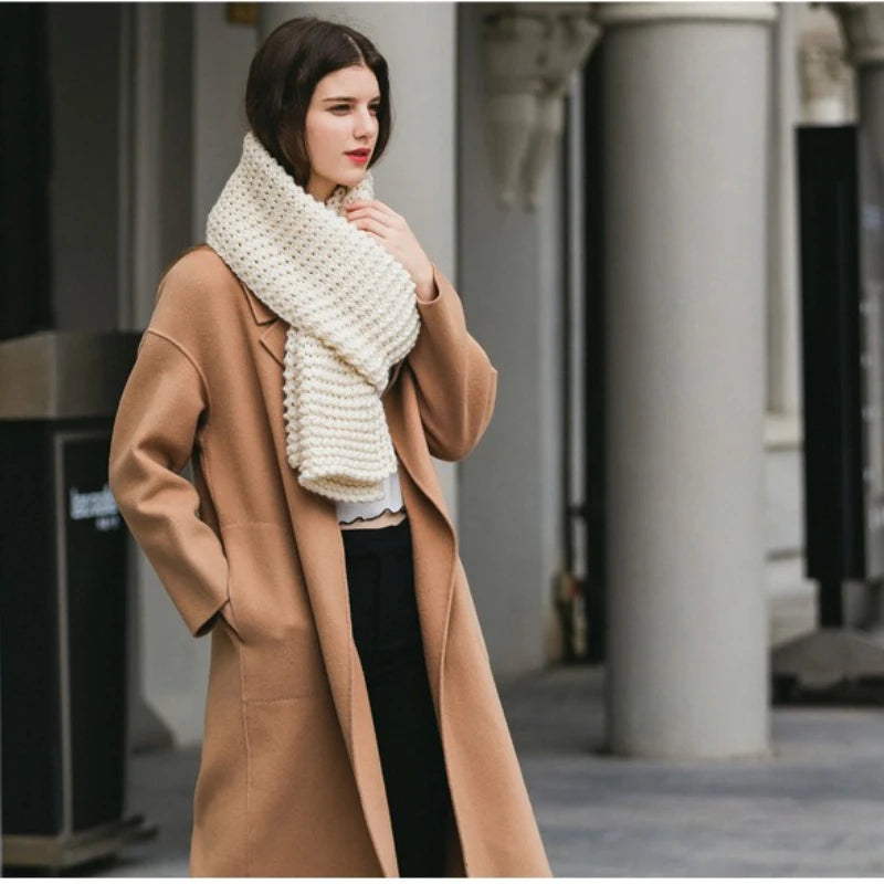 Merina Chunky Knit Scarf