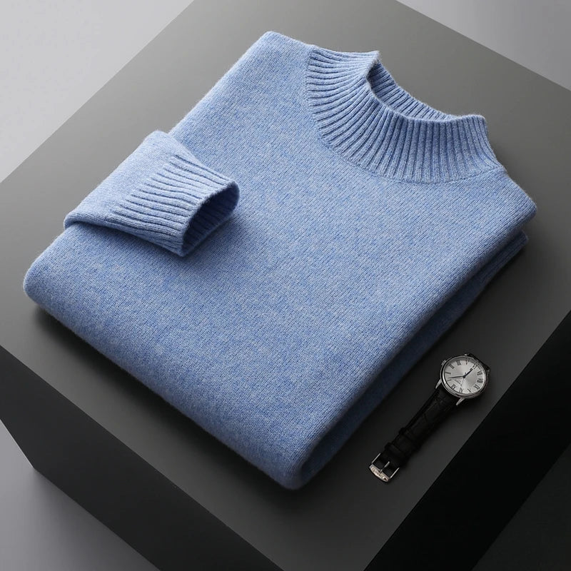 Selviano Wool Stand-Collar Pullover