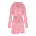 Marivelle Plush Hooded Robe