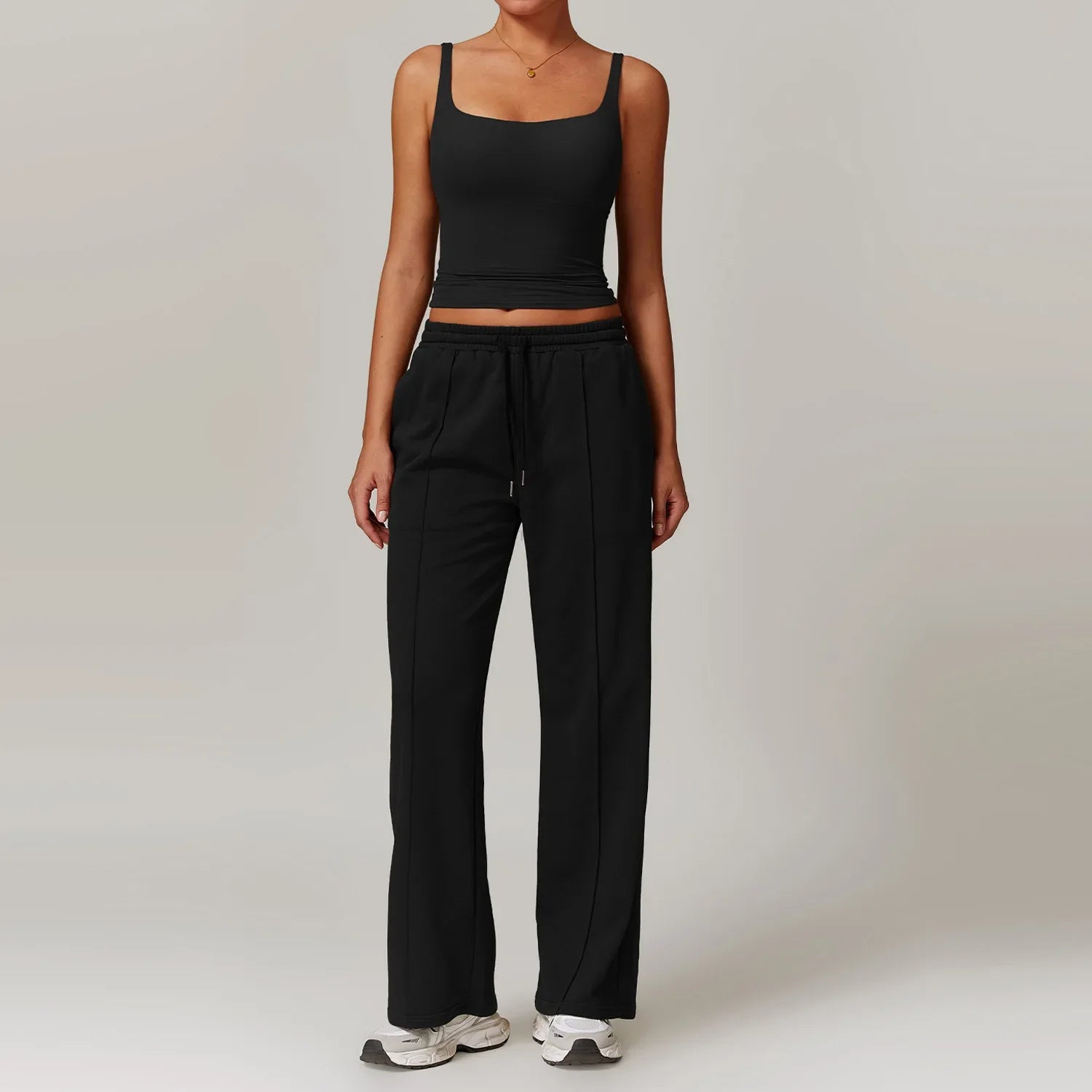 Women’s Aven Ribbed Crop Top & Pants Set