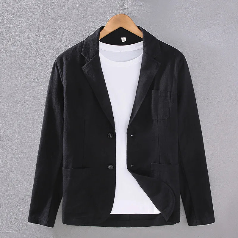 Renzo Cotton-Linen Blazer