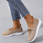 Aurelia Gold Knot Loafers