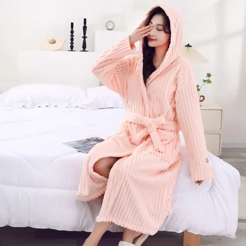 Serina Fleece Lounge Robe