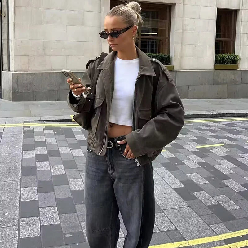 Vionne Utility Zip Jacket