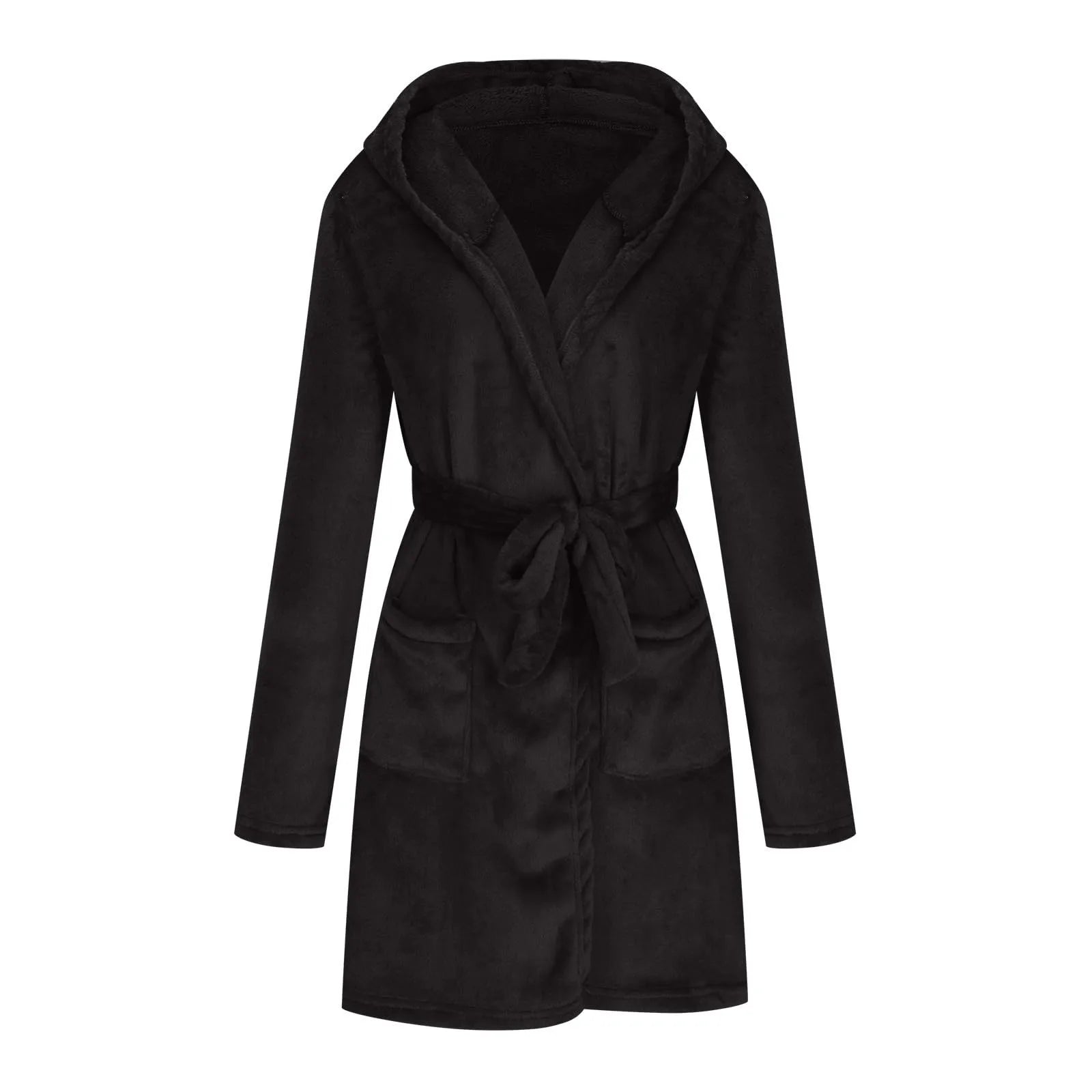 Marivelle Plush Hooded Robe