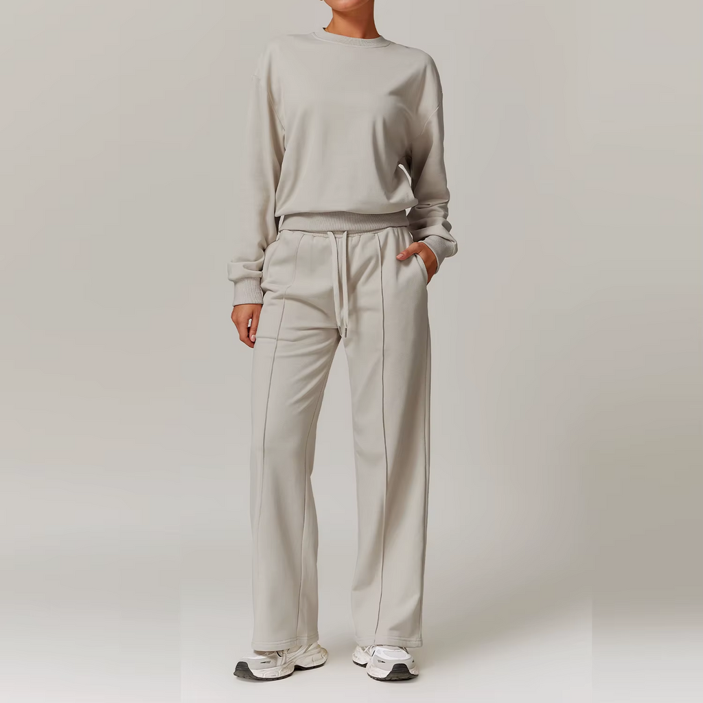 Women’s Aven Ribbed Crop Top & Pants Set