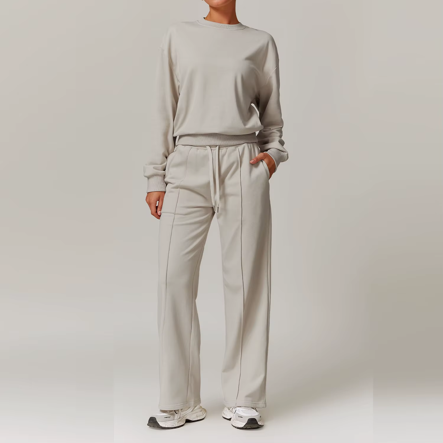 Women’s Aven Ribbed Crop Top & Pants Set