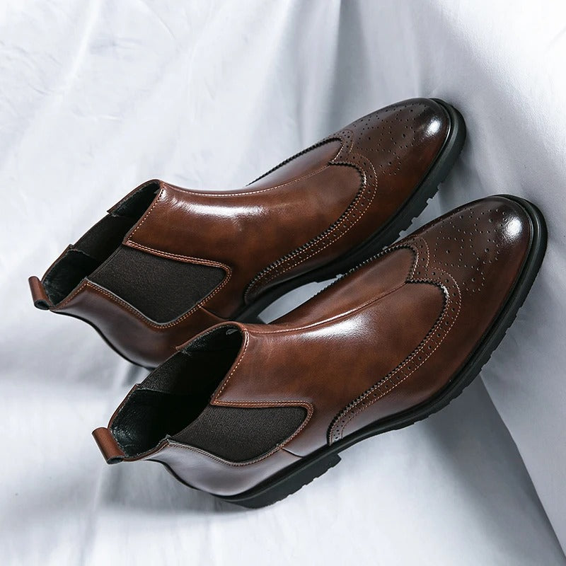 Davenport Leather Chelsea Boots