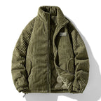 Bordeaux Quilted Corduroy Jacket