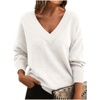 Women’s Classic V-Neck Pure Cashmere Pullover