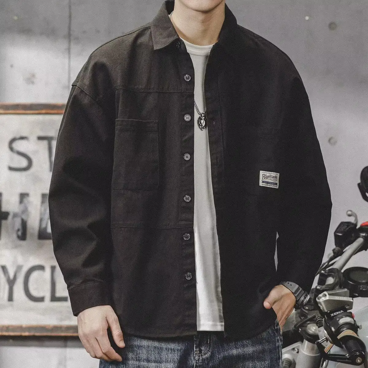 Mason Heavy-Duty Button-Up Shirt