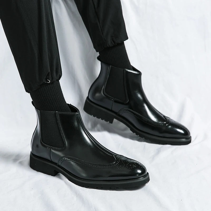 Davenport Leather Chelsea Boots