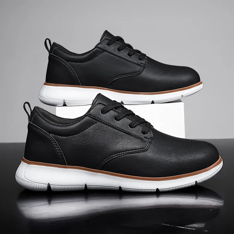 Ardley Leather Lace-Up Sneaker
