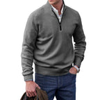 Men’s Modern Cashmere Zip Pullover