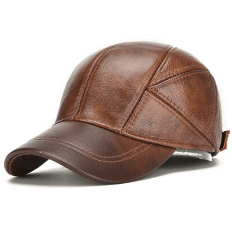 Men’s Calder Genuine Leather Sports Cap