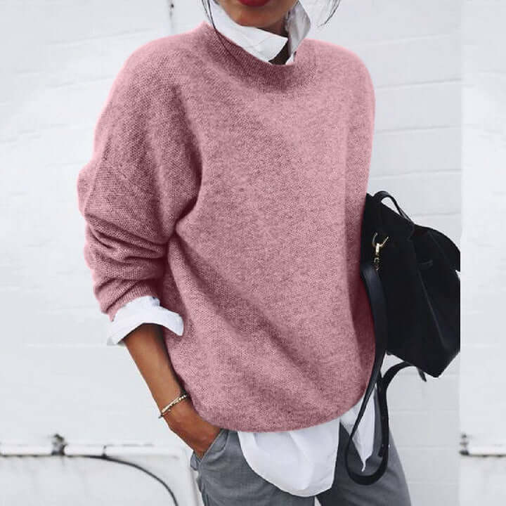 Aurelia Pure Cashmere Crewneck Sweater