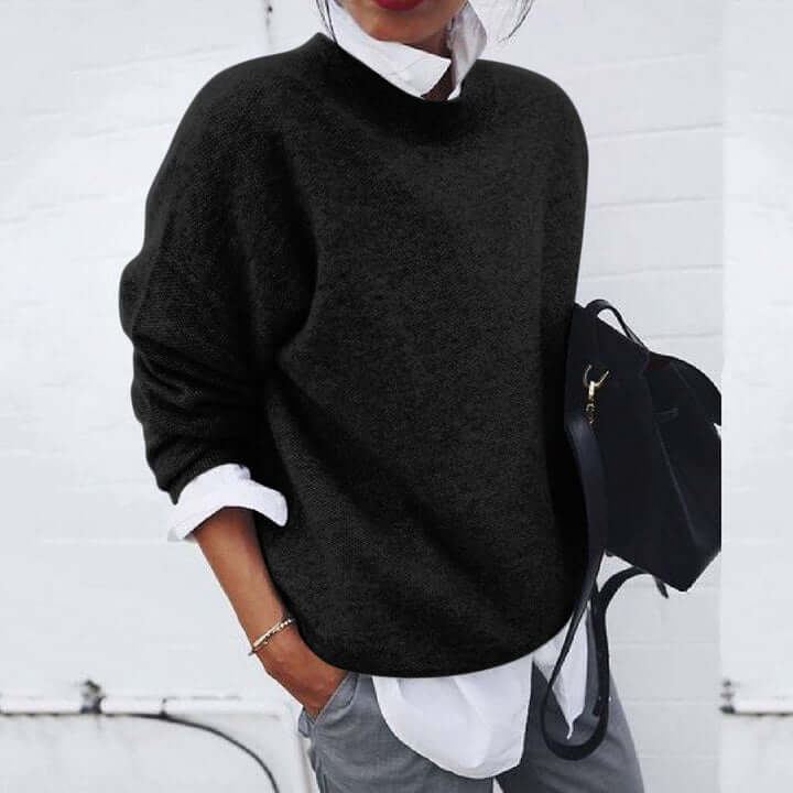 Aurelia Pure Cashmere Crewneck Sweater