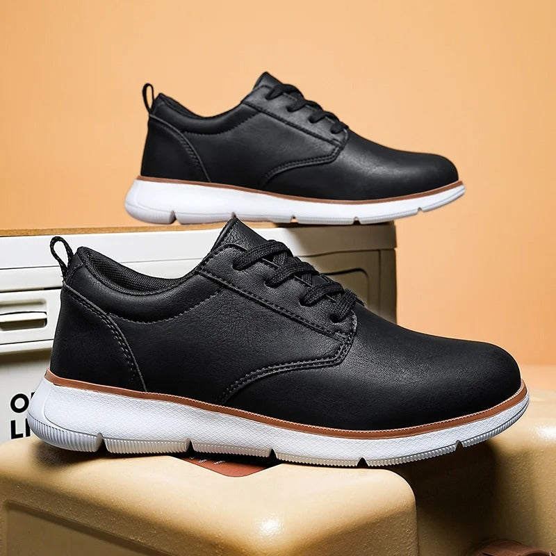 Ardley Leather Lace-Up Sneaker