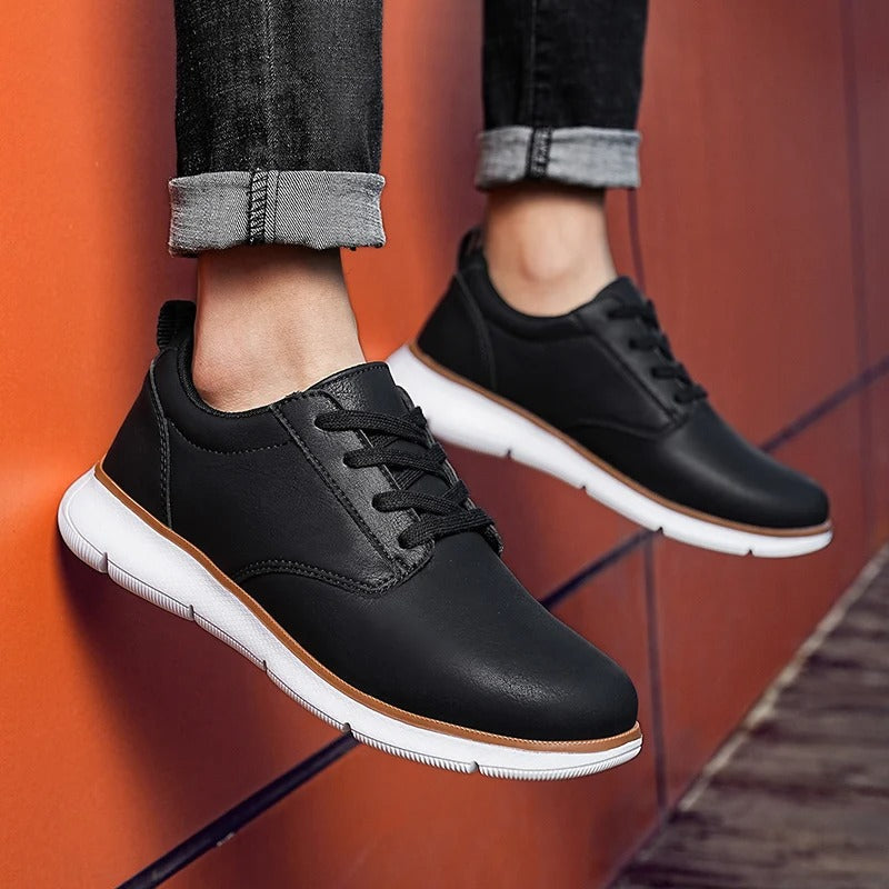 Ardley Leather Lace-Up Sneaker