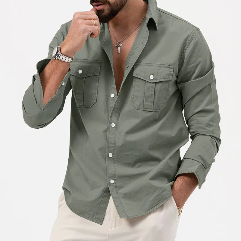 Darien Slim-Fit Utility Shirt