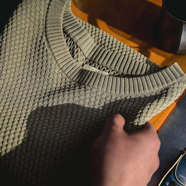 Florence Textured Knit Short Sleeve Shirt