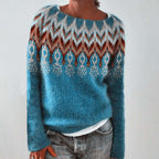 Women’s Elegant Cashmere Fair Isle Sweater