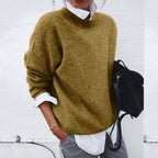 Aurelia Pure Cashmere Crewneck Sweater