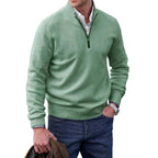 Men’s Modern Cashmere Zip Pullover