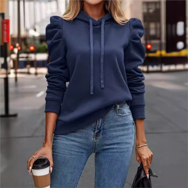 Women’s Isla Ruffle Sleeve Pullover Hoodie
