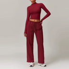 Women’s Aven Ribbed Crop Top & Pants Set