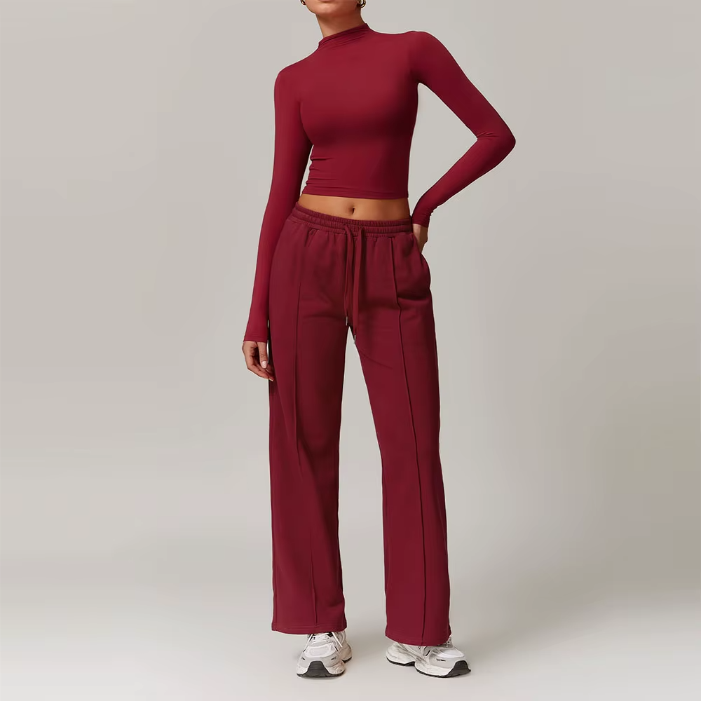 Women’s Aven Ribbed Crop Top & Pants Set