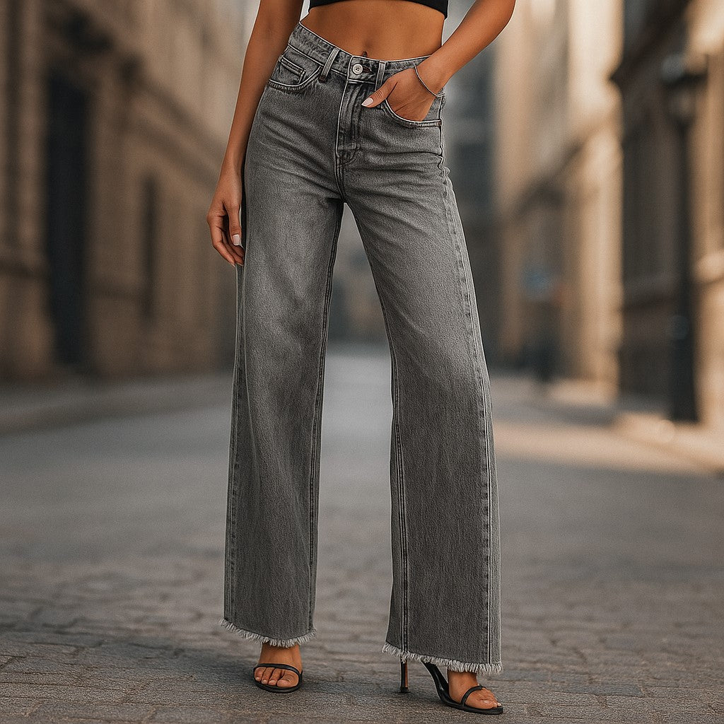 Women’s Marlow High-Rise Wide-Leg Jeans