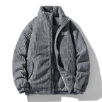 Bordeaux Quilted Corduroy Jacket