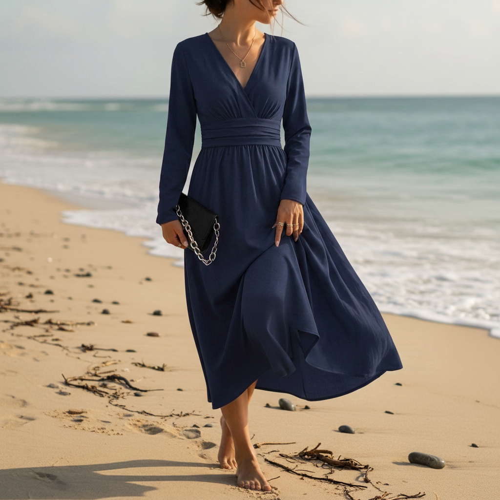 Delphine Light Wrap Dress
