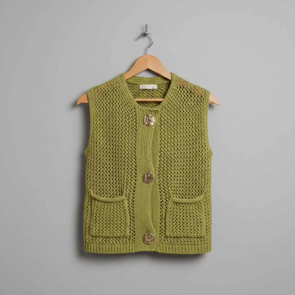 Ismerie Soft Crochet Tank Top