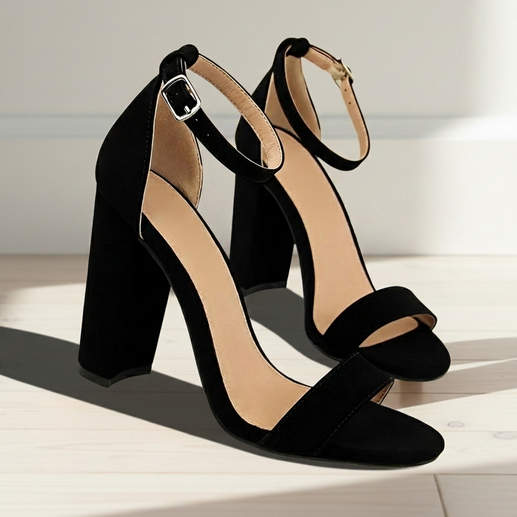Luxe Gladiator Block Heels