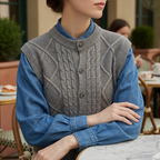 Montana Layered Cable Knit And Denim