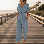Ella Wrapover Two Piece Trouser Suit