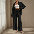 Elodie-Mae Two Piece Linen-Style Trouser Set